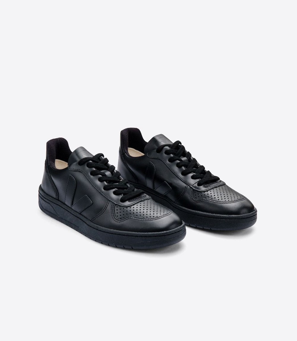 Veja Trainers Mens Black - V-10 Bastille Cwl - VEBH-51038